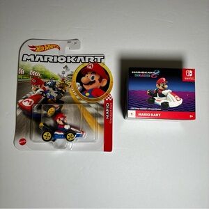 Mattel Hot Wheels Mario Kart Die-Cast Vehicle - Red, Blue, Yellow